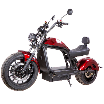 Preview: Chopper XL PRO weinrot glänzend   Lithium 45 Ah